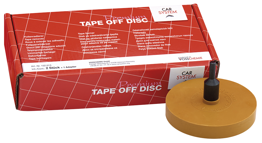 Набор дисков для удаления лент TAPE OFF DISC PREMIUM (2 диска+адаптер)