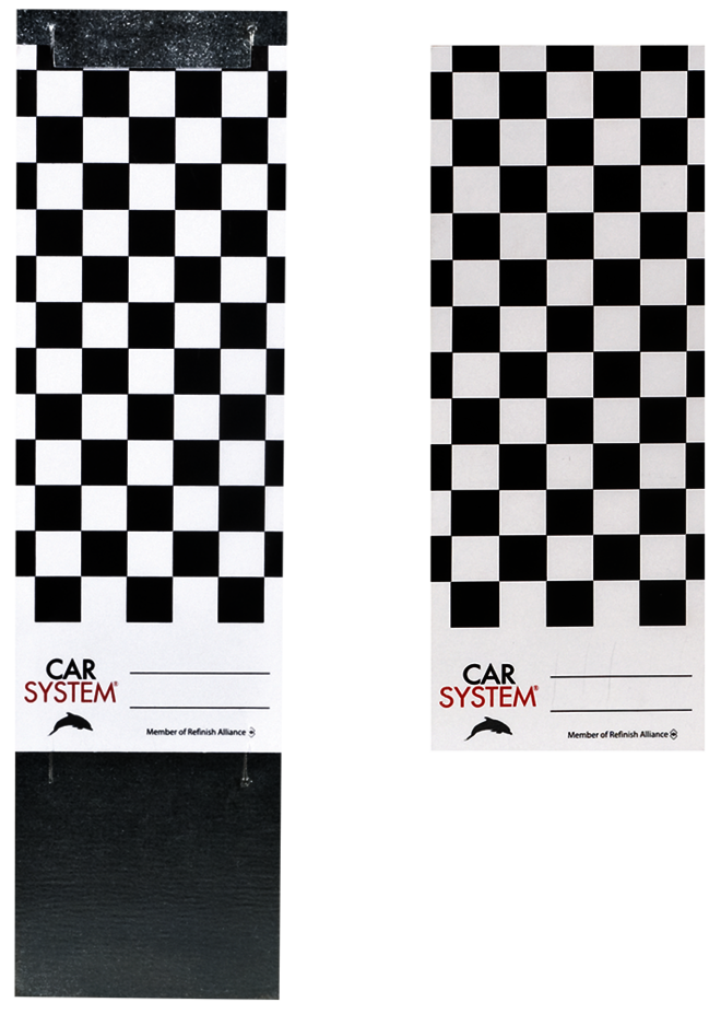 Пластина для тест-напыла с держателем COLOR MATCH CARD PAPER, картон (уп.=250шт)