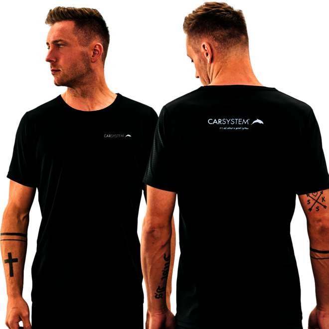 Футболка bodyshirt черная XXL