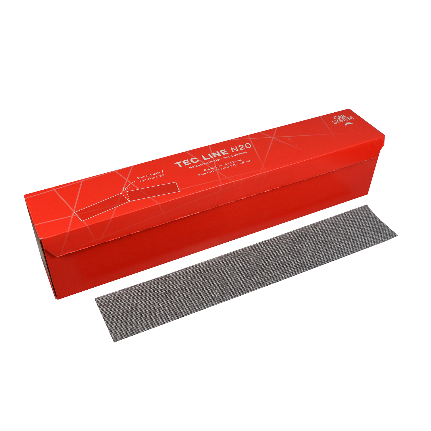 Полоса абразивная N.20 70x400мм P240, сетчатая (уп.=50 шт.)