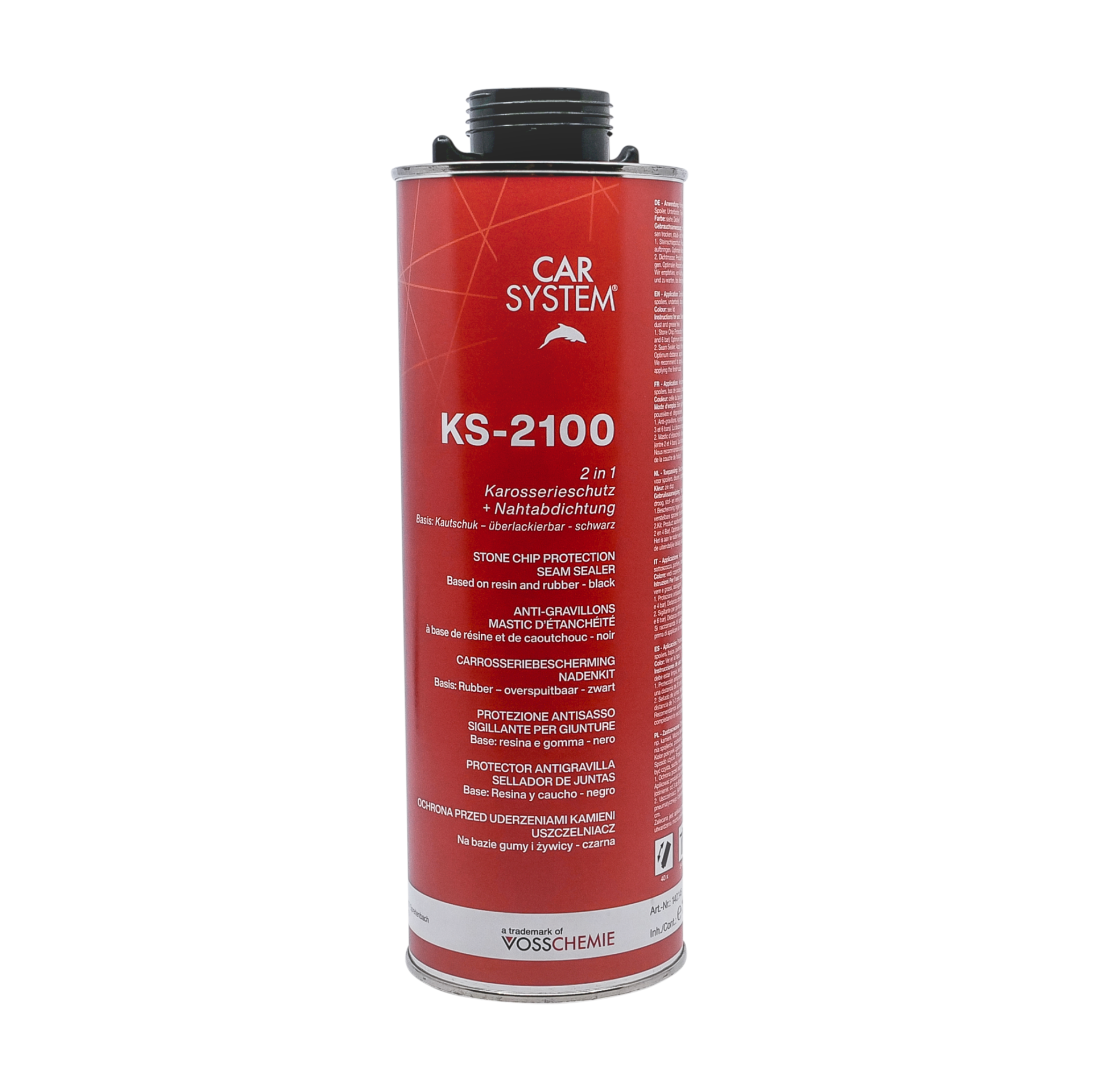 Покрытие антигравийное герметизирующее KS-2100, черное (1.0л)