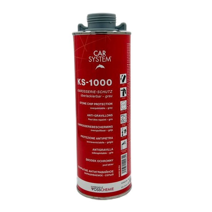 Покрытие антигравийное антикоррозионное KS-1000, серое (1.0л)