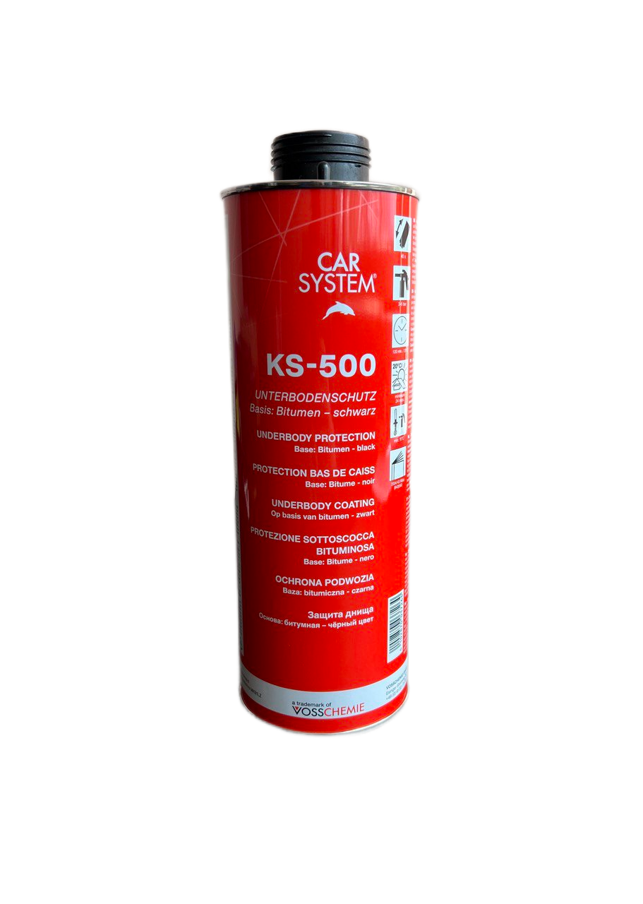 Покрытие битумное антикоррозионное для защиты днища KS-500, черное (1.0л)