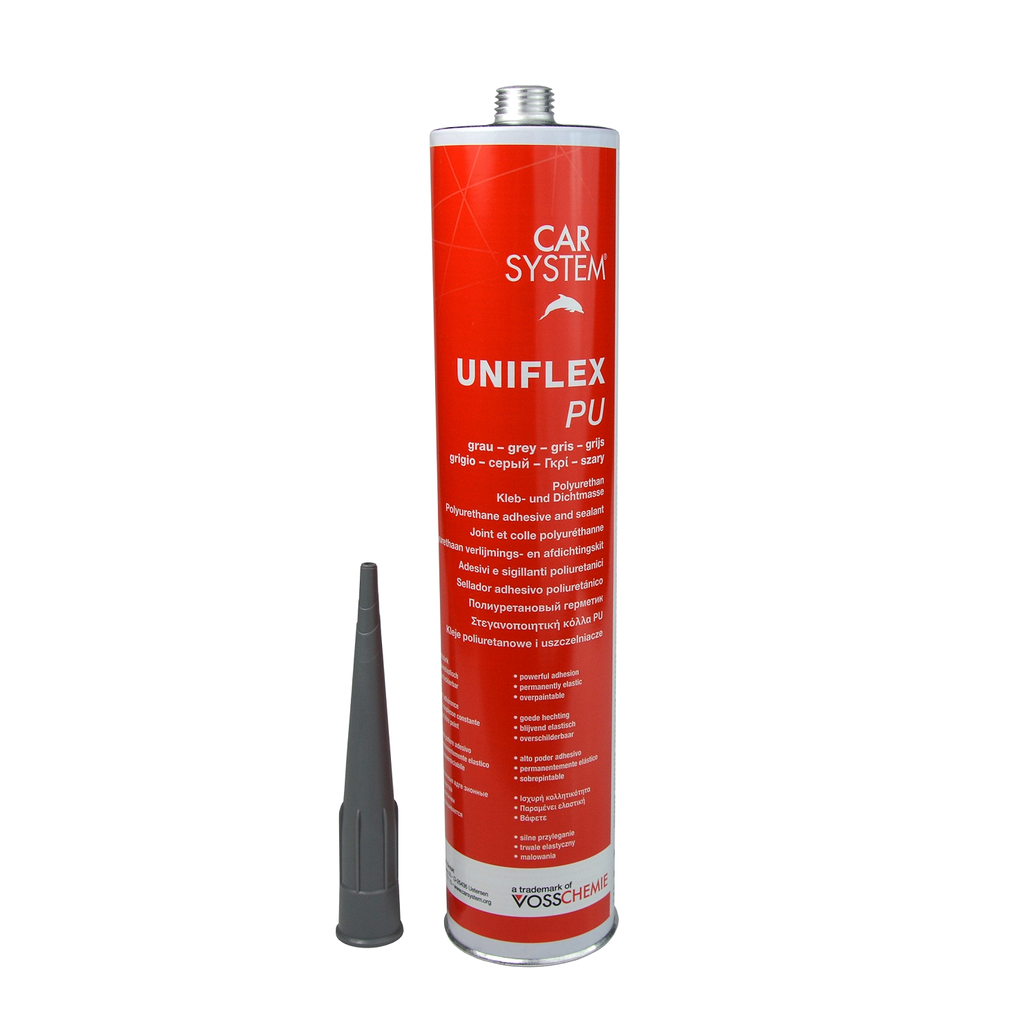 Герметик 1К полиуретановый шовный UNIFLEX PU, серый (310мл)